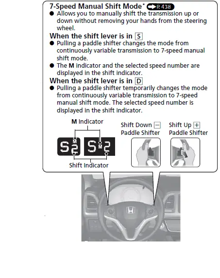 Honda HR-V 2019 Steering Wheel User Manual 34