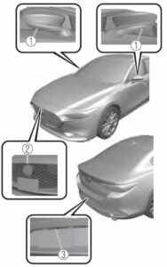 Mazda 3 Hatchback 2023 Forward Sensing Camera User Manual-06