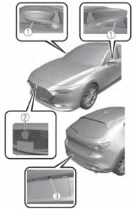 Mazda 3 Hatchback 2023 Forward Sensing Camera User Manual-08