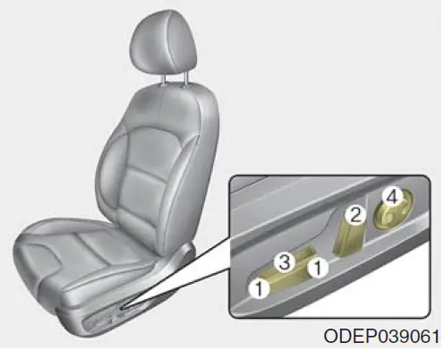 2021 Kia Niro Seats and Seat Belt 07