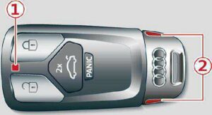 2022 Audi A4 Keys and Smart Key Instructionsfig (7)