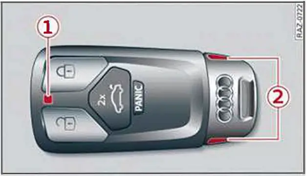 2023 Audi A4 Keys and Smart Key 09