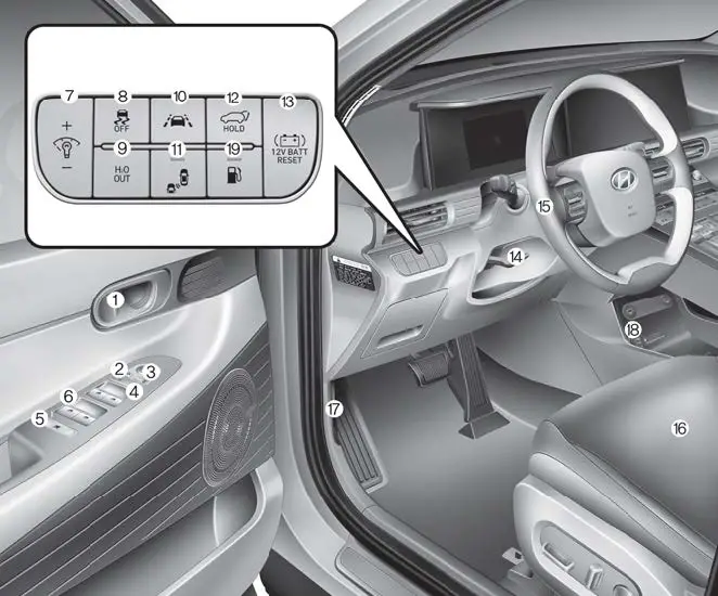 2023 Hyundai Nexo-Fule-Cell Interior and Exterior Features 01
