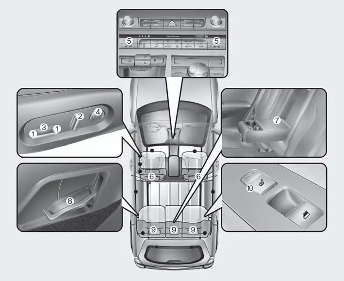 2023 Hyundai Nexo-Fule-Cell Seats and Seat Belt 01
