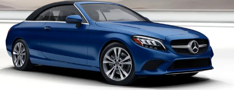 2023 Mercedes C-CLASS CABRIOLET Specs, Price, Features and Mileage (brochure)-Blue