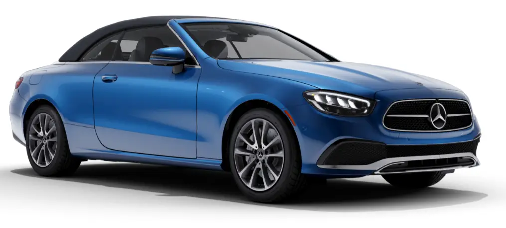 2023 Mercedes E-CLASS CABRIOLET Specs, Price, Features and Mileage (brochure)-Blue
