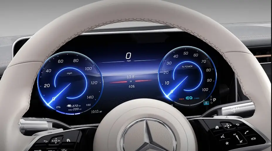 2023 Mercedes EQS Specs, Price, Features and Mileage (brochure)-Cluster