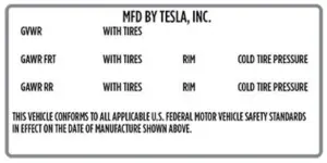2023 Tesla Model S Specifications Guidelines 7
