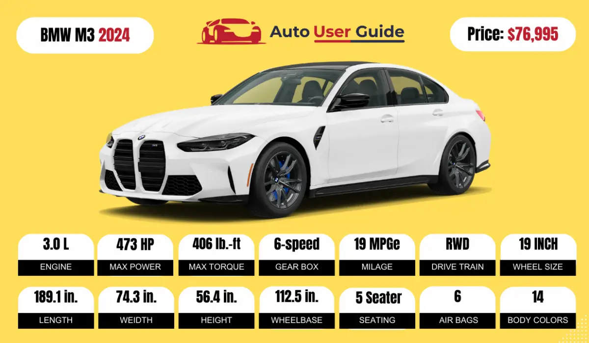 2024 BMW M3 Specs, Price, Features and Mileage (brochure) Auto User Guide