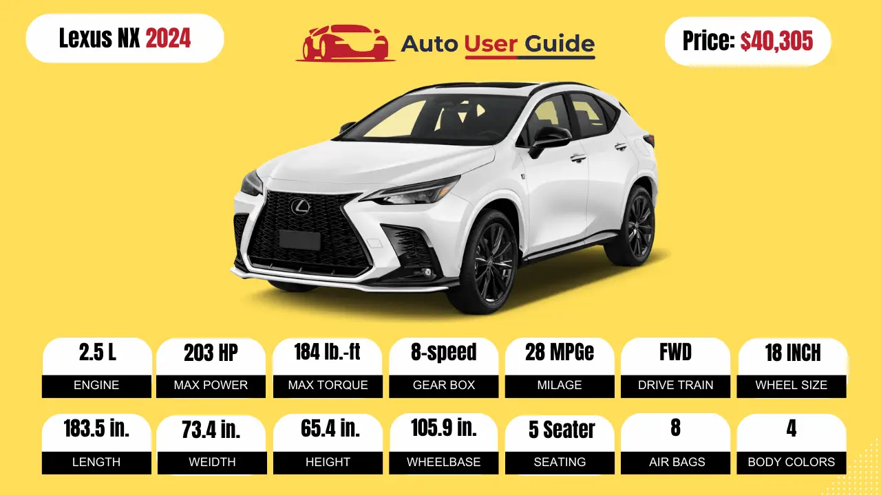 2024 Lexus NX Review, Price, Features and Mileage (Brochure) Auto