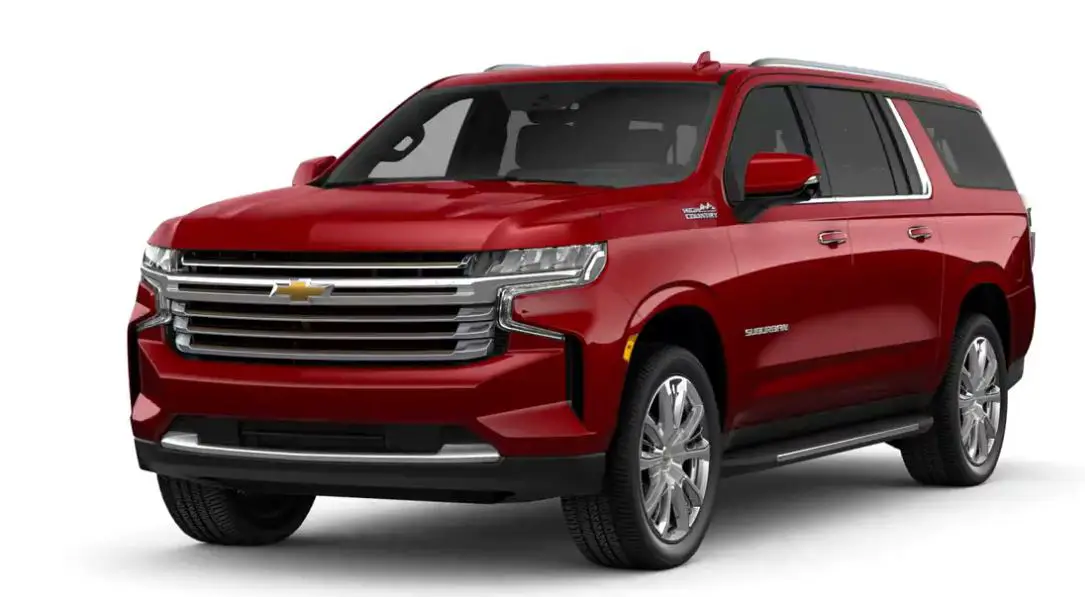 2023 - 2024-CHEVROLET-SUBURBAN-Review-Price-Features-and-Mileage-(Brochure)-Red