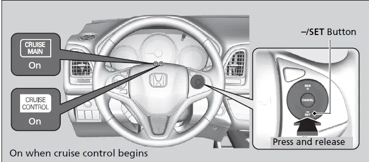 Honda HR-V 2019 Cruise Control User Manual 03