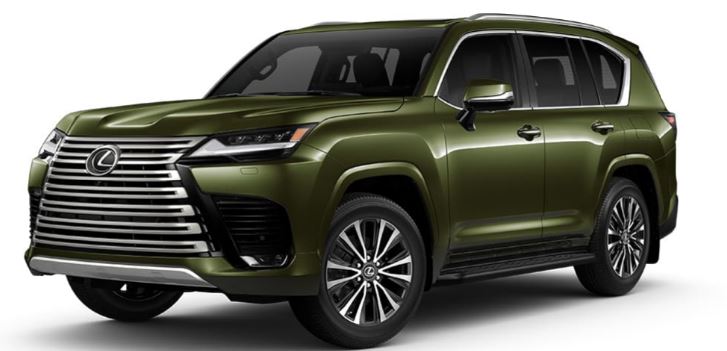 2023 - 2024-Lexus-LX-Review-Price-Features-and-Mileage-(Brochure)-Green-Pearl