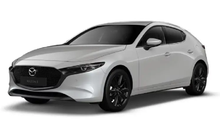 2023 - 2024-Mazda-3-Hatchback-Review-Price-Features-and-Mileage-(Brochure)-Flake-White