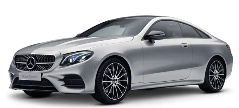 Mercedes-Benz-E-Class-Coupe-silver