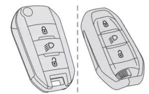 2021-2023 Citroen C4 Keys Instruction Guide (1)