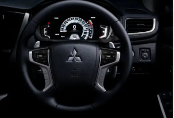 2023 Mitsubishi Pajero Sport Specs, Price, Features, Mileage (Brochure)-steering