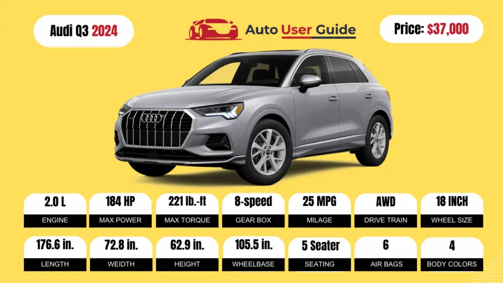 2024 Audi Q3 Specs, Price, Features, Mileage Auto User Guide