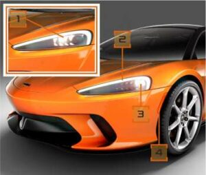 2022 McLaren GT Lights and Wipers 01