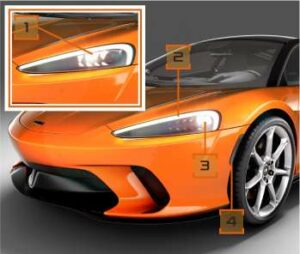 2021 McLaren GT Lights and Wipers (1)