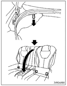 2022 Infiniti Q60 Coupe Seats and Seat Belt (8)