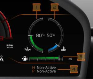 2022 McLaren Super Series 720S Instruments and warning lights (2)