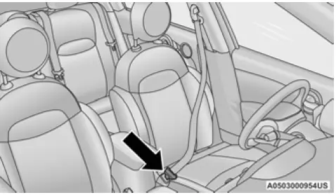 2023 Fiat 500X Seat Belts 03