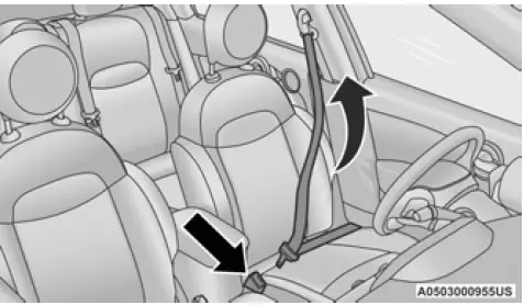2023 Fiat 500X Seat Belts 04
