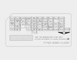 2023 Genesis GV60 Fuses and Fuse Box (7)