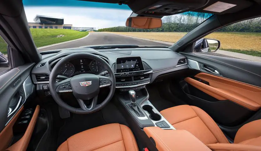 2024 Cadillac CT4 V-SERIES-Specs-Price-Features-Mileage-and-Review-interior