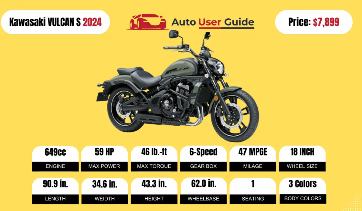 2024 Kawasaki VULCAN S Specs, Price, Mileage And Review Auto User Guide