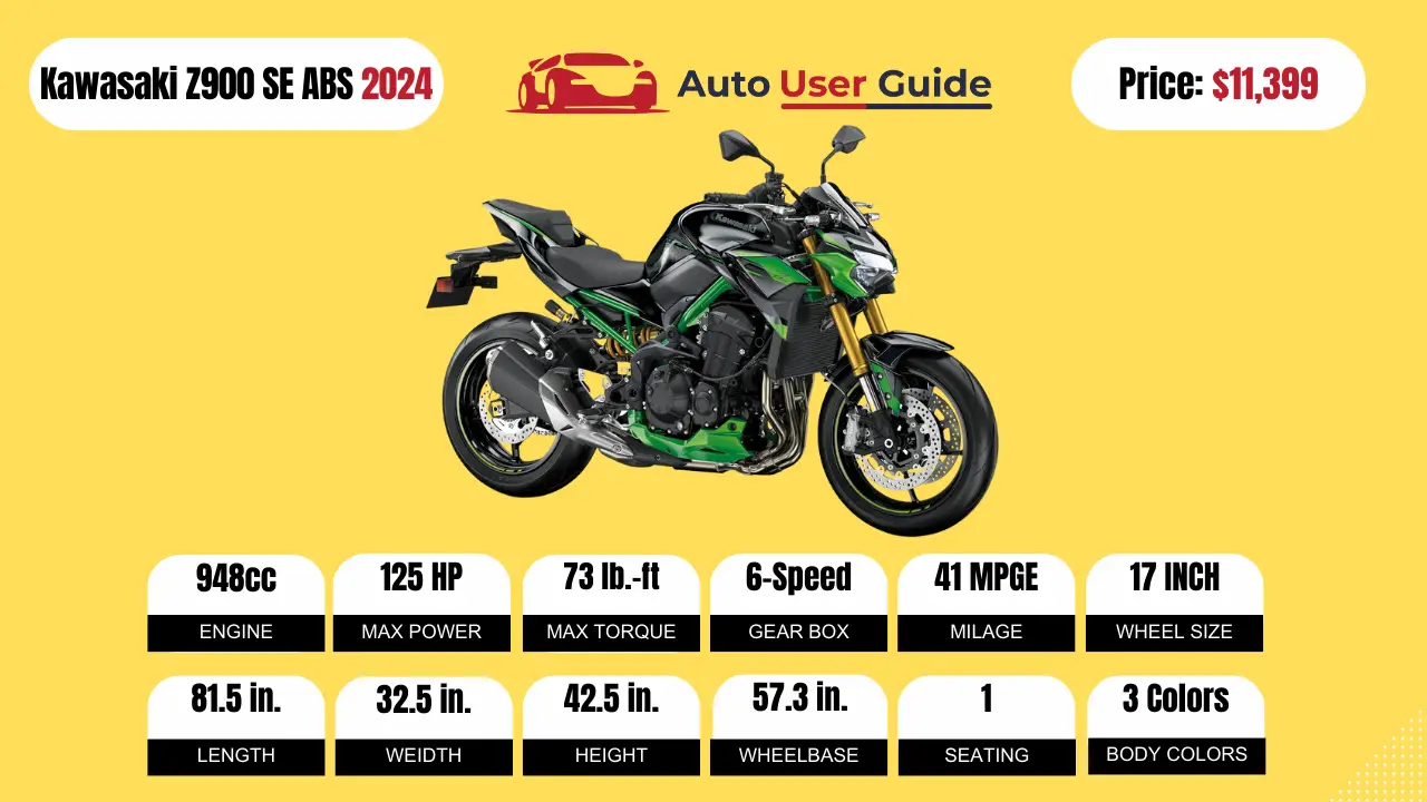 2025 Kawasaki Z900 SE ABS Specs, Price, Mileage And Review Auto User