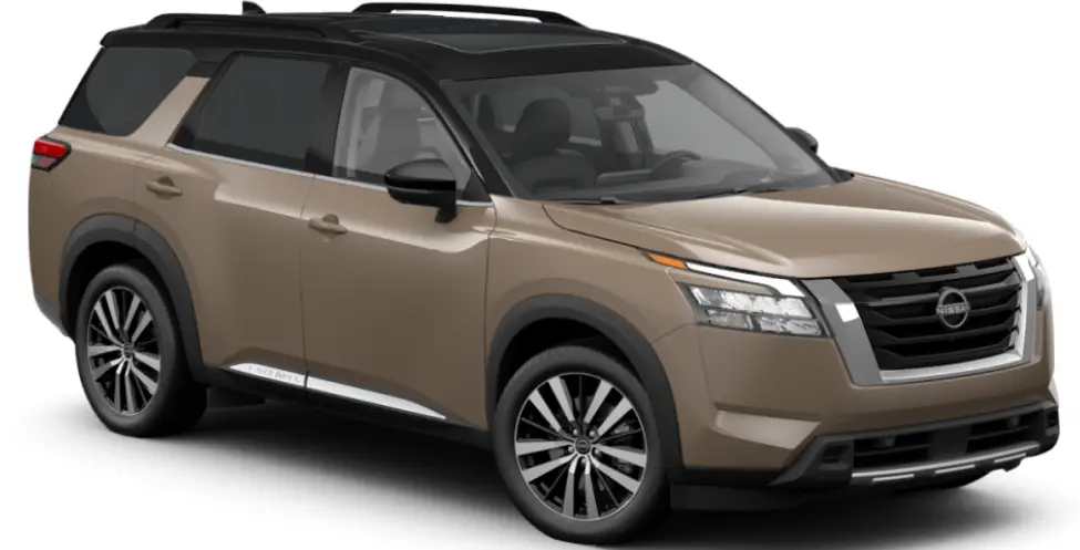 2024 Nissan Pathfinder-Specs-Price-Feature-Mileage and Review-Two-Tone Baja Storm Metallic - Super Black