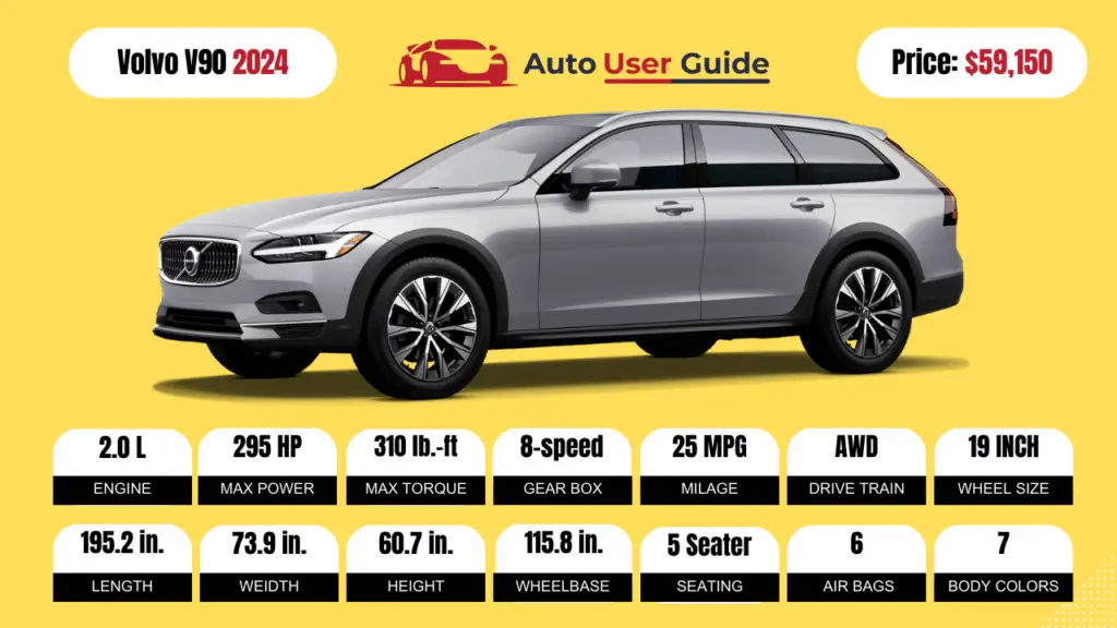 2024 Volvo V90 Specs, Price, Features, Mileage and Review Auto User Guide