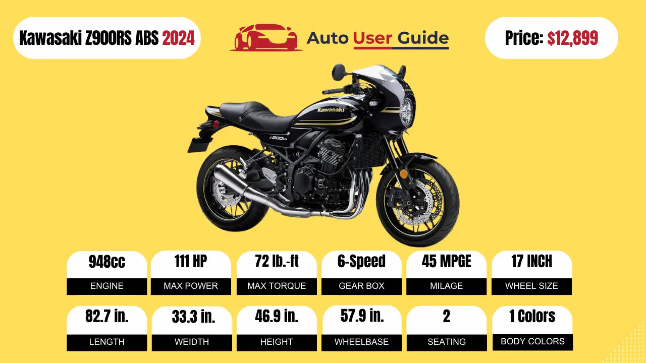 2024 Kawasaki Z900RS CAFE ABS Specs, Price, Mileage And Review Auto