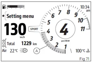 2023 Ducati Monster Instrument Panel 9