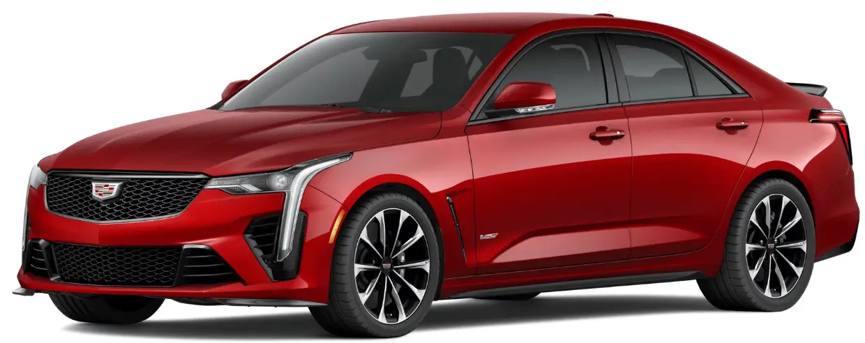2023 Cadillac CT4-Specs-Price-Features-Mileage and Review-red
