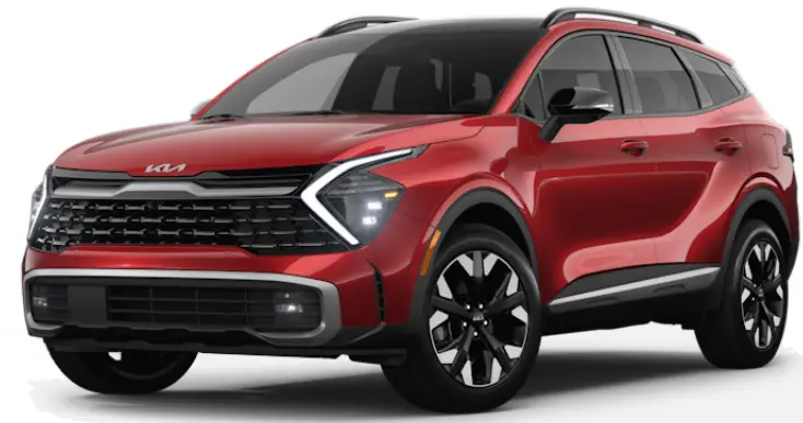 2023 kia Sportage Plug-in Hybrid-Specs-Price-Features-Mileage and Review-Dawning Red