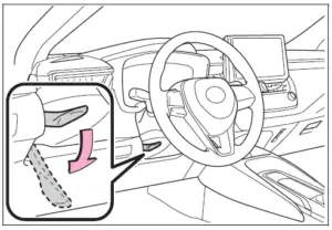 2023 Toyota Corolla Steering Wheel Control system Guidelines (1)