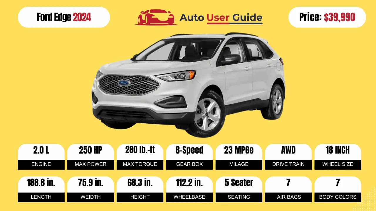 2024 Ford Edge Review, Specs, Price and Mileage (Brochure) Auto User