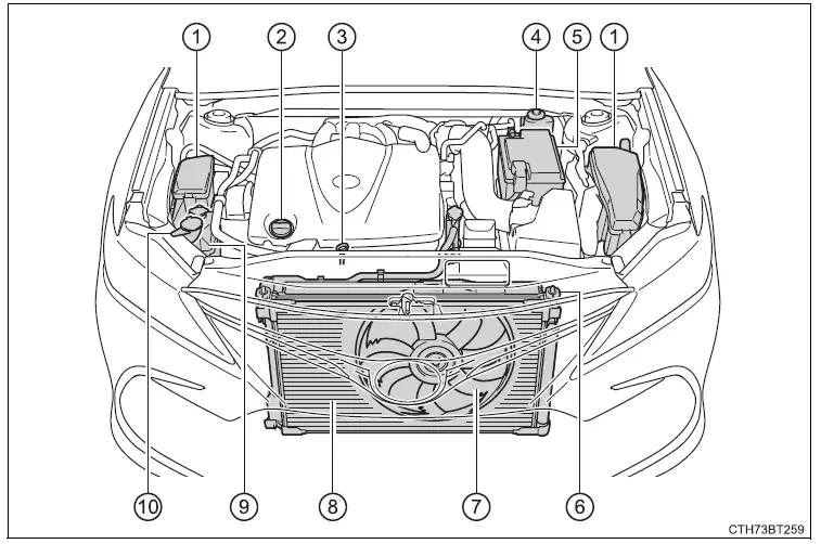 2024 Toyota Camry Engine Compartment Guidelines Auto User Guide