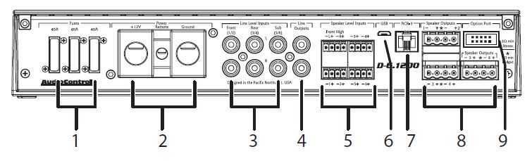 AudioControl-D-6-1200-Car-Amplifier-User-Manual-fig-1