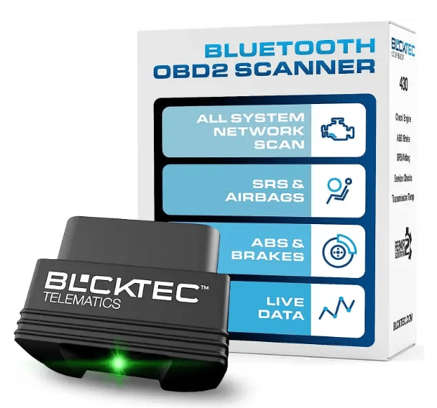 BLCKTEC 410 – 430 Telematics Bluetooth-Enabled OBD2 Scanner