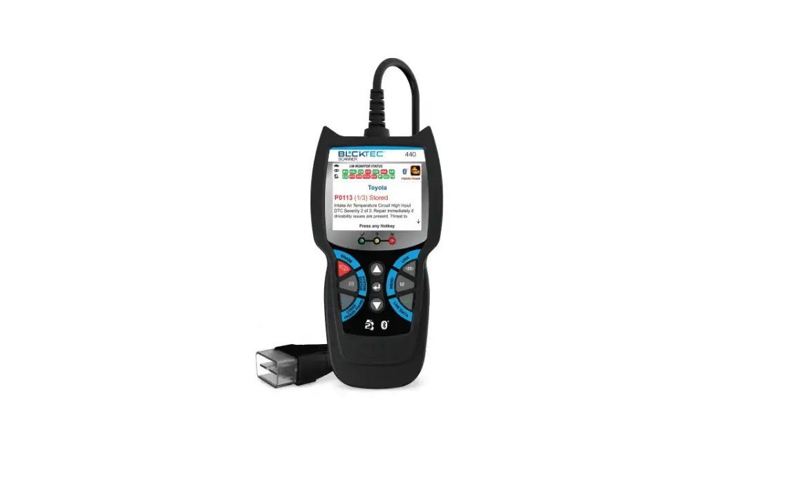 BLCKTEC 440 OBD2 Scanner Diagnotics Tool And Car Code Reader Featured