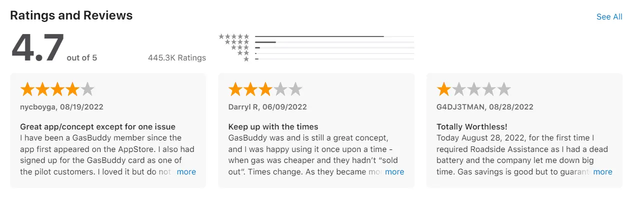 Gas-buddy-apple-store-reviews