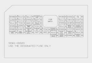 Kia Niro 2019 Fuses and Fuse Box (8)