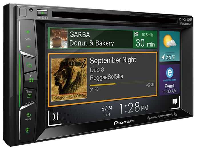 Pioneer-AVH-501EX-Car-Multimedia-DVD-Receiver-User-Instruction-product