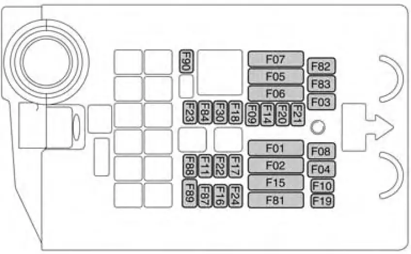 2018 Fiat 500X-Fuses and Fuse Box-fig 3