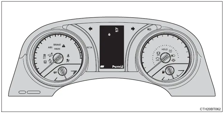 2019-Toyota-Camry-Instrument-Cluster-How-to-use-fig-1