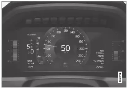 2019-Volvo-V90-Cross-Country-Instrument-Panel-Dashboard-How-to-use-fig-2